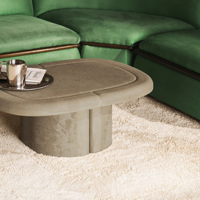 Alder Oval Lounge Table