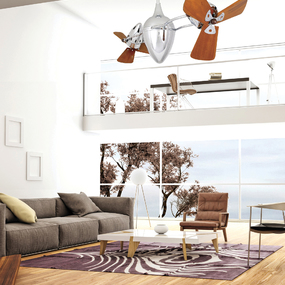 Ar Ruthiane Wood Ceiling Fan