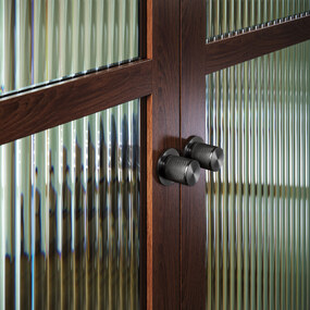 Pre-Drilled Passage Door Knob Set - Linear Pattern