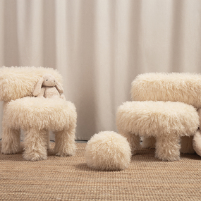Spheric Fluffy Ottoman