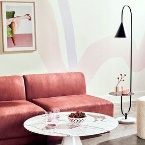 Arnold Floor Lamp with Table