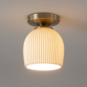 Petaluma Bone Porcelain Ceiling Light