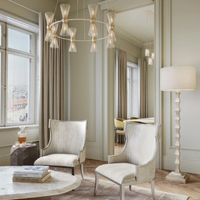 Novatude Chandelier by Currey and Company