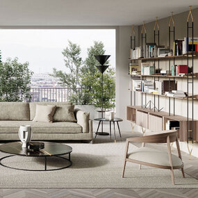 Pascal Floor Lamp by Oluce Srl