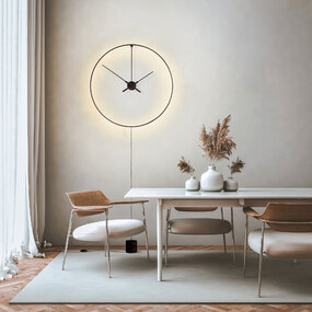 Ombra Plug In Wall Clock