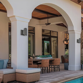 Oslo Outdoor Wall Light by Dainolite