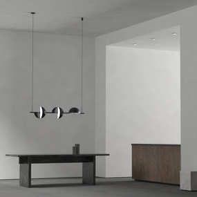 Trapeze Triplette Pendant by Oblure Trapeze Triplette Pendant by Oblure