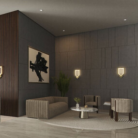 Aegis Wall Sconce by Oxygen by Quorum