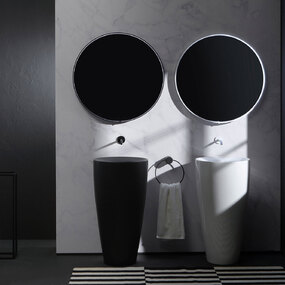 Avior Color-Select Round LED Mirror by Oxygen