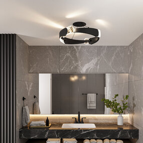 Saffron Semi Flush Ceiling Light