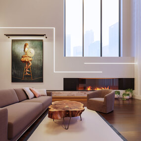 TruLine .5A 5W 24VDC Plaster-In LED System by PureEdge Lighting