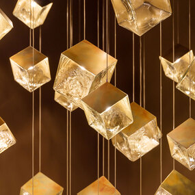 De Castelli X Pyrite Linear Multi Light Pendant