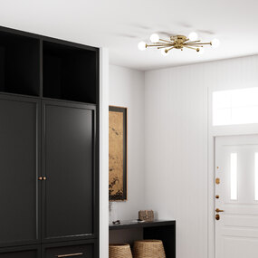 Combe Semi Flush Ceiling Light