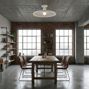 Quentin Semi Flush Ceiling Light by Dainolite