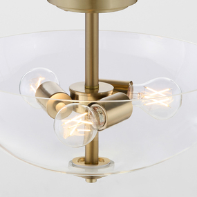 Adams Dual Mount Semi Flush Ceiling Light / Pendant