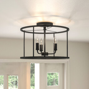 Abner Semi Flush Ceiling Light