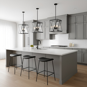 Clovis Convertible Semi Flush / Pendant