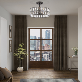 Coffman Semi Flush Ceiling Light
