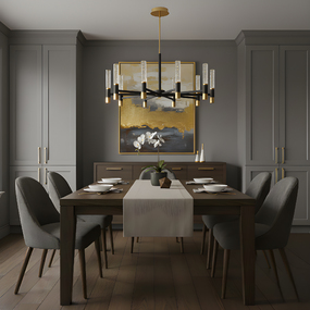 Davies Chandelier by Quoizel