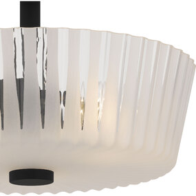Gray Semi Flush Ceiling Light