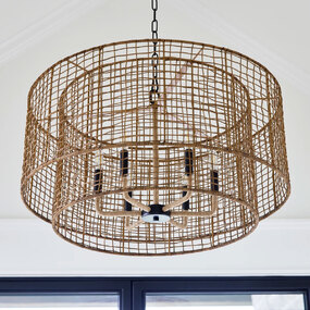 Abaca Pendant by Quorum