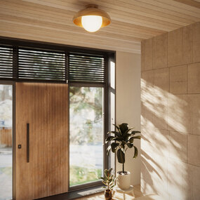 Rubio Semi Flush Ceiling Light by Alora