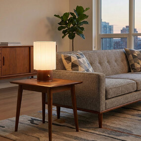Scalloped Accent Table Lamp