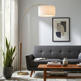 Scalloped Arc Floor Lamp