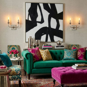 William Double Wall Sconce by Robert Abbey