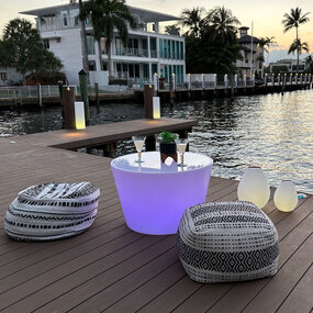 Bass Bluetooth Indoor / Outdoor LED Coffee Table by Smart & Green