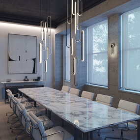 Sienna Color-Select Round Multi Light Pendant by AFX