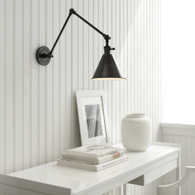 Boston Functional Plug-in Library Sconce by Visual Comfort Signature
