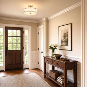 Sloane Semi Flush Ceiling Light by Quoizel