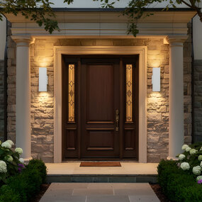 Pohl Tall Outdoor Wall Light by Visual Comfort Studio