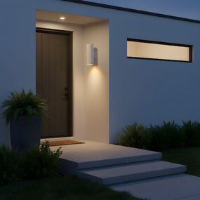 Outdoor Cylinder Wall Light by Visual Comfort Studio