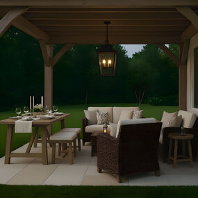 Warren Dark Sky Outdoor Pendant