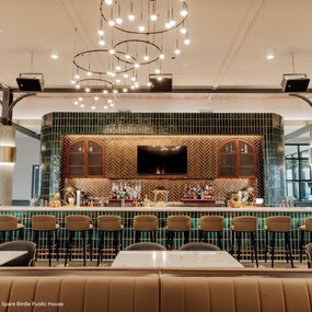 Suspenders Triple Ring Pendant with Rods by SONNEMAN - A Way of Light