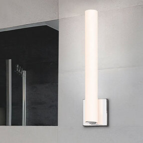 Tubo Vertical Slim Vanity Sconce