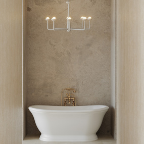 Spade Chandelier by Alora