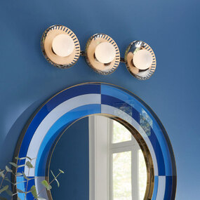 Rio Triple Pan Wall Sconce
