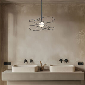 Svetlana Single Drop Pendant by Dainolite