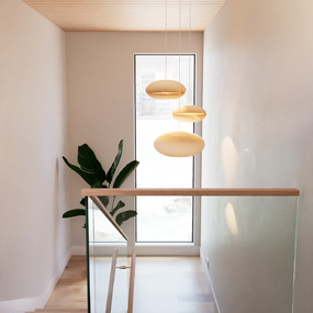Disc Mixed Circular Scraplight Pendant