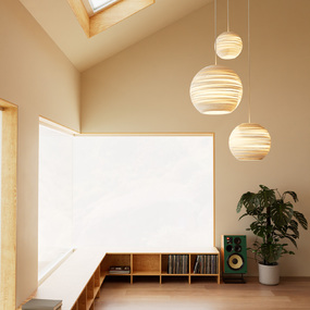Moon Mixed Cluster Circular Scraplight Pendant