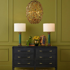 Secret Garden Oval Chandelier