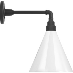 Academy Outdoor Mack Barn Savannah Conical Wall Light