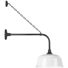 Academy Outdoor Anchored Rex Rockhouse Shade Wall Light