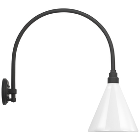 Academy Outdoor Arched Mack Savannah Conical Wall Light