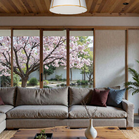 Trapezoid Tapered Flush / Semi-Flush Ceiling Light