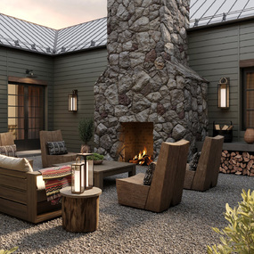 Gareth Outdoor Wall Light by Troy Lighting