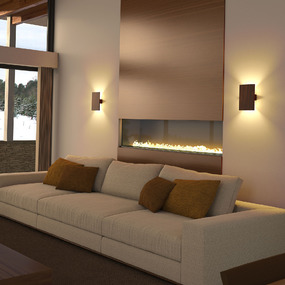 Tersus Wood Wall Sconce by Cerno